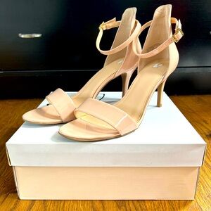BP Blush Patent Strappy Heels